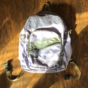 Purple L.L. Bean backpack